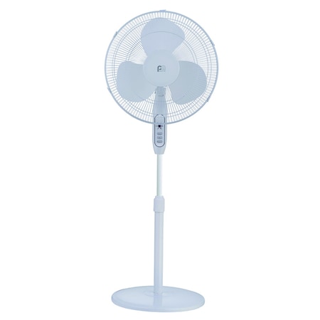 Perfect Aire Perfect Aire 48.5 in. H X 16 in. D 3 speed Oscillating Pedestal Fan 1PAFP16